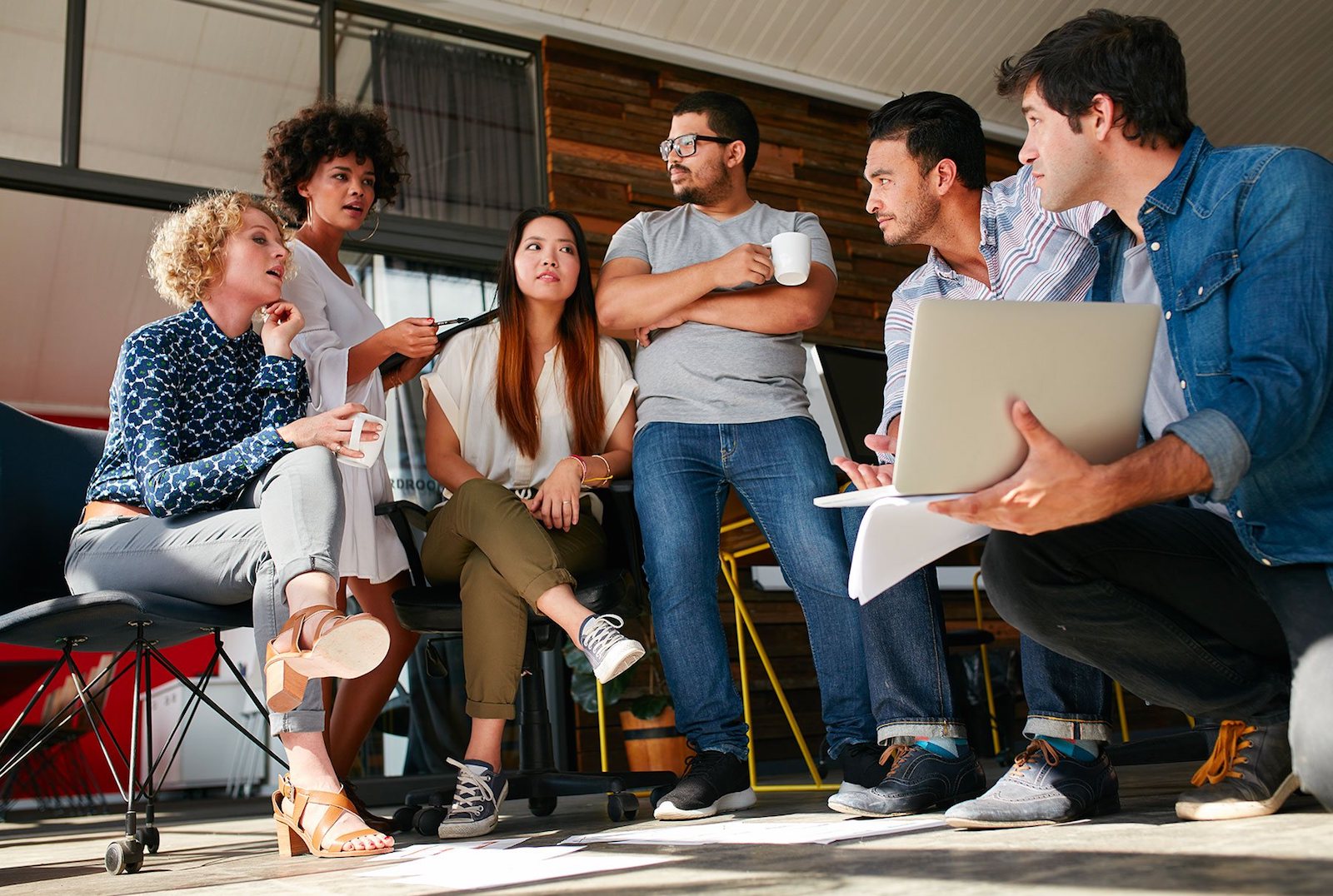 The Agile Tech Consulting team working together